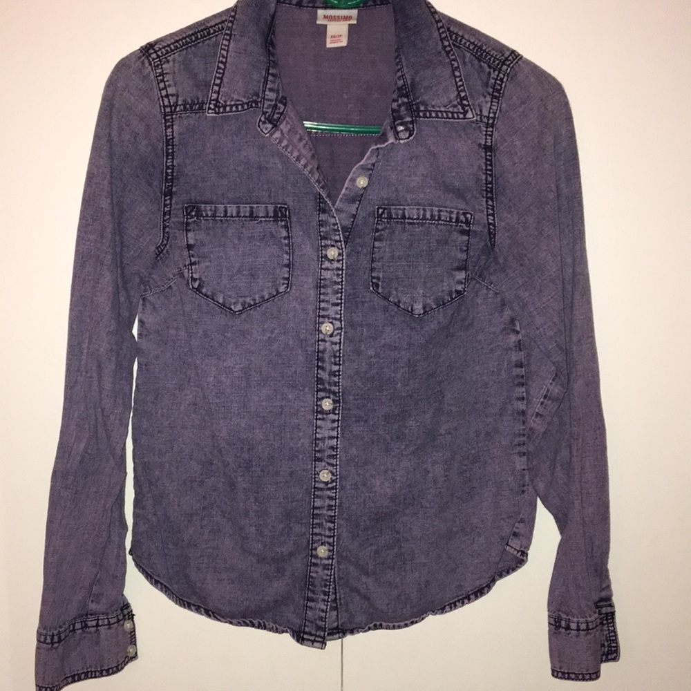Jean button up